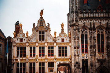 Fototapeta premium Street view of downtown in Bruges, Belgium
