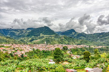 Fototapeta na wymiar Jardin, Antioquia, Colombia