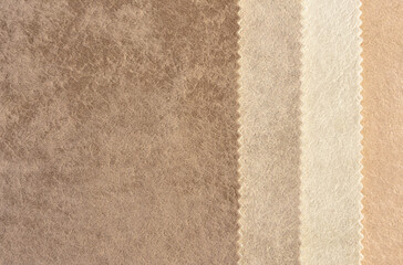 Fototapeta premium catalog of interior luxury fabric sample chart showing multi texture and pattern of fabric. interior drapery . High quality photo