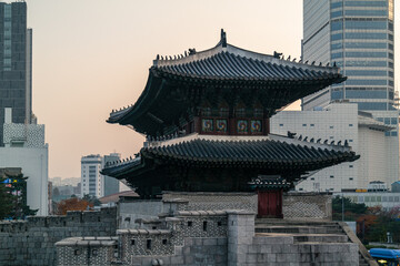 Heunginjimun, the eastern gate located in Jongno, Seoul, South Korea.