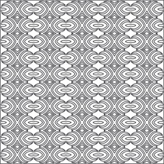 Vector pattern with symmetrical elements. Repeating geometric tiles from striped elements.Monochrome stylish texture.Black and
white pattern for wallpapers and backgrounds.