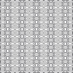 Vector pattern with symmetrical elements. Repeating geometric tiles from striped elements.Monochrome stylish texture.Black and
white pattern for wallpapers and backgrounds.