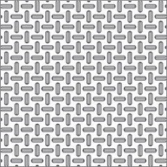 Vector pattern with symmetrical elements. Repeating geometric tiles from striped elements.Monochrome stylish texture.Black and
white pattern for wallpapers and backgrounds.