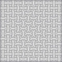 Vector pattern with symmetrical elements. Repeating geometric tiles from striped elements.Monochrome stylish texture.Black and
white pattern for wallpapers and backgrounds.