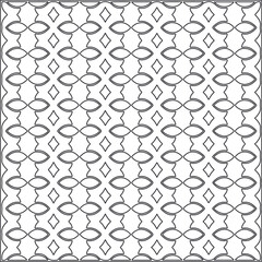 Vector pattern with symmetrical elements. Repeating geometric tiles from striped elements.Monochrome stylish texture.Black and
white pattern for wallpapers and backgrounds.