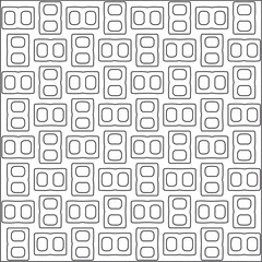 Vector pattern with symmetrical elements. Repeating geometric tiles from striped elements.Monochrome stylish texture.Black and
white pattern for wallpapers and backgrounds.