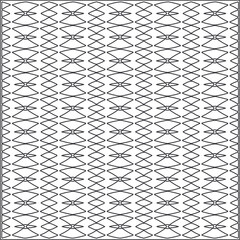 Vector pattern with symmetrical elements. Repeating geometric tiles from striped elements.Monochrome stylish texture.Black and
white pattern for wallpapers and backgrounds.
