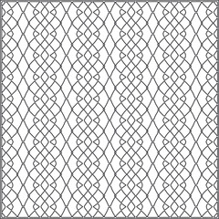 Fototapeta premium Vector pattern with symmetrical elements. Repeating geometric tiles from striped elements.Monochrome stylish texture.Black and white pattern for wallpapers and backgrounds.