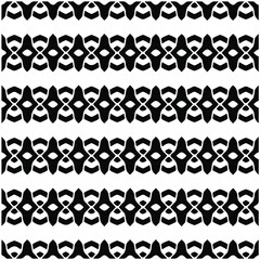 Seamless ethnic pattern color black and white.Can be used in fabric design for clothes, accessories; decorative paper, wrapping, background, wallpaper, Vector illustration.