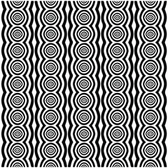 Seamless ethnic pattern color black and white.Can be used in fabric design for clothes, accessories; decorative paper, wrapping, background, wallpaper, Vector illustration.