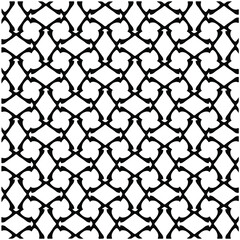 Fototapeta premium Seamless ethnic pattern color black and white.Can be used in fabric design for clothes, accessories; decorative paper, wrapping, background, wallpaper, Vector illustration.
