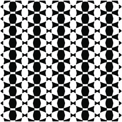 Seamless vector pattern in geometric ornamental style. Black  pattern.Design element for prints, backgrounds, template, web pages and textile pattern. Geometric art.