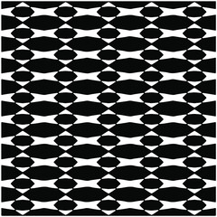 Seamless vector pattern in geometric ornamental style. Black  pattern.Design element for prints, backgrounds, template, web pages and textile pattern. Geometric art.