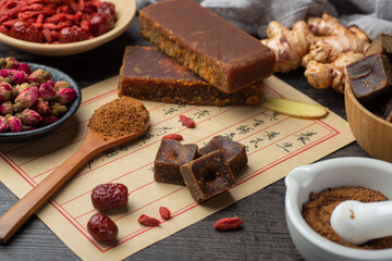 Brown sugar and prescriptions are on the table