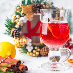 mulled wine sparkling holiday christmas cocktail berries mulled wine, grog spiced wine new year...