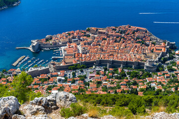 panorama of Dubrovnik - 477257152