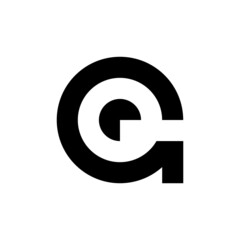 Letter Q logo. Icon design. Template elements. Geometric abstract logos 