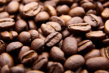 roasted coffee beans background