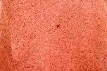 Liquid art gel background. Abstract textured coral background transparent slime with bubbles inside. Macro of kids toy slime.