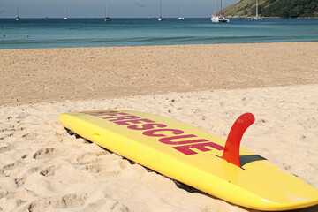 surfboards on the beach