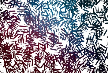 Dark multicolor, rainbow vector layout with flat lines.