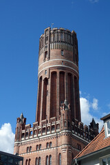 Fototapeta na wymiar Wasserturm in Lueneburg