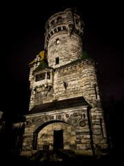 Landsberg Am Lech – Mutterturm. The mother tower is located in a small park on the western bank of the river Lech. Bavaria, Germany.