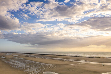 Les chars-à-voile sur la plage de Quend