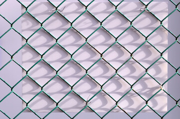 Fototapeta premium metal grid background