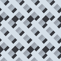 Modern gray and diagonal background. Vector rectangles of gray color, seamless canvas decor of modern times.