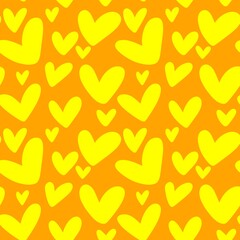 Seamless valentines pattern with hearts for postcard and gifts and cards 