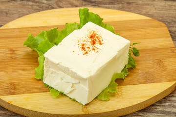 Greek traditional soft feta cheese
