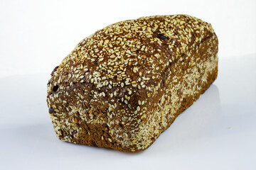isolated image of delicious bread close up