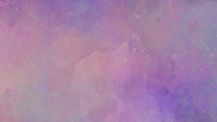 abstract watercolor background purple grunge background with splatters. purple and pink abstract pattern texture close-up. Retro old paper background. Grunge concrete wall. Vintage blank wallpaper.
