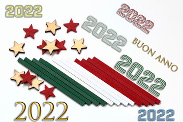 Fototapeta premium Buon Anno 2022