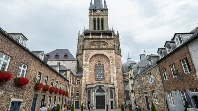 Hyperlapse of Aachen Cathedral in Germany