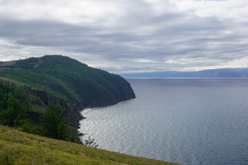 Rocky coast of Olkhon island