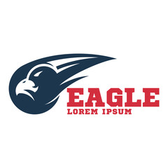 Eagle logo. Abstract Eagle logo design template.