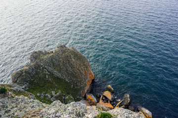 Rocky coast of Olkhon island