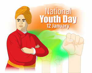 vector illustration for national youth day
