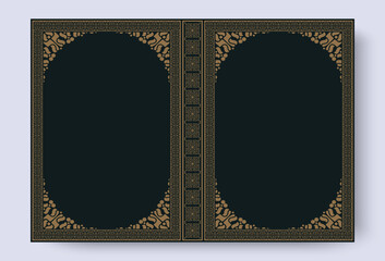 Ornamental book cover design