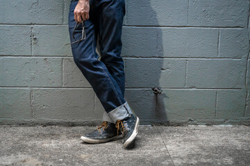 person standing on the street