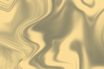 Fluid marble light yellow wave background