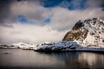 Winter in Lofoten Islands, Northern Norway