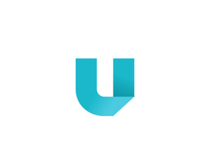 Letter U logo icon design template elements