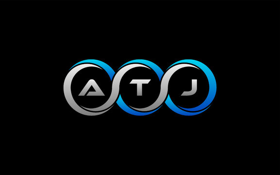 ATJ Letter Initial Logo Design Template Vector Illustration