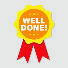 vector illustration for well-done template