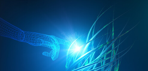 Künstliche Intelligenz Technologie Konzept