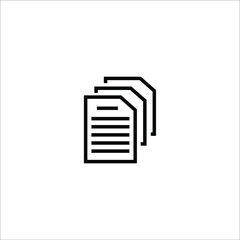 documents icon vector illustration symbol
