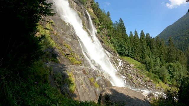 Alpine landscape on Nardis Waterfalls